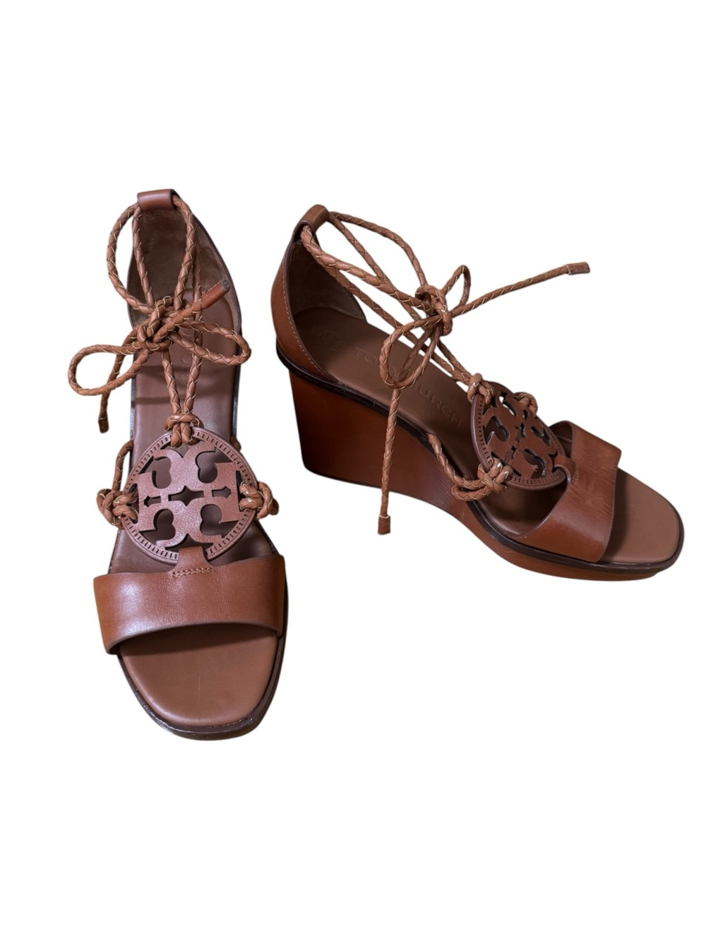 Tory Burch Miller Braided Wedge Sandals